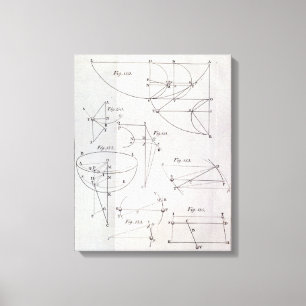 Plate XIX, Illustrating Proposition LXV Canvas Print