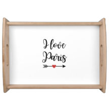 Plateau I love Paris