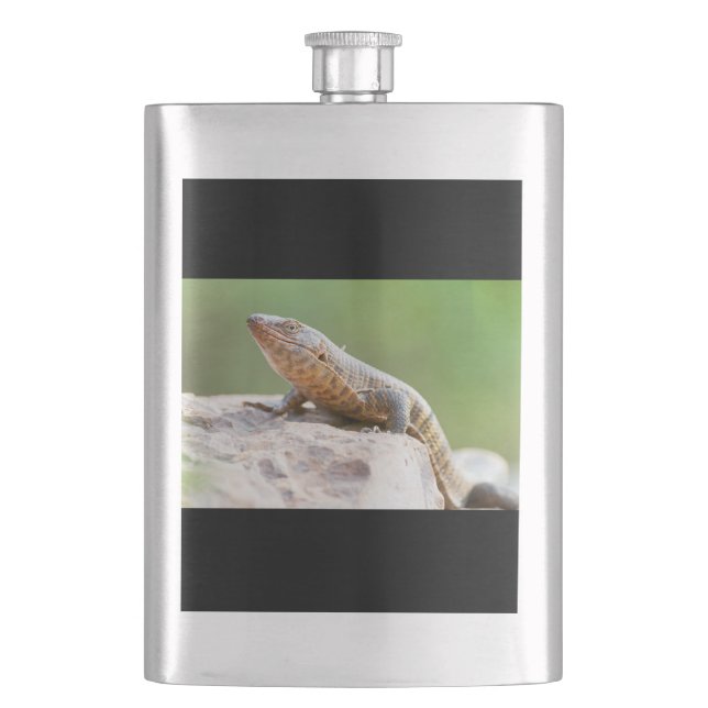 Plated Lizard Flask (Front)