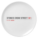 stoned crow Street  Plates