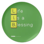 Life 
 Is a 
 Blessing
   Plates