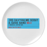 3rd Davyhulme Scout & Guide Band  Plates
