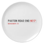 PAXTON ROAD END  Plates