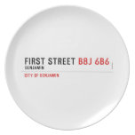 First Street  Plates