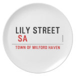 Lily STREET   Plates