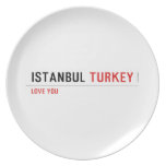 ISTANBUL  Plates