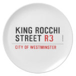 king Rocchi Street  Plates