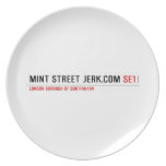 mint street jerk.com  Plates