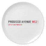 Prosecco avenue  Plates