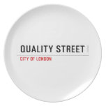 Quality Street  Plates