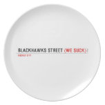 Blackhawks street  Plates