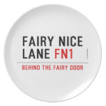 Fairy Nice  Lane  Plates