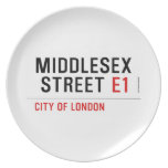 MIDDLESEX  STREET  Plates