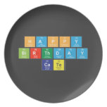 Happy
 Birthday
 Cate  Plates