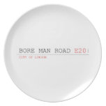 bore man road  Plates