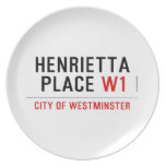Henrietta  Place  Plates