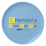 Chemistry
 Think Tac Toe  Plates
