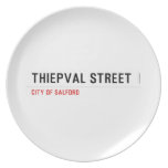 Thiepval Street  Plates
