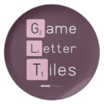 Game
 Letter
 Tiles  Plates