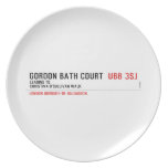 Gordon Bath Court   Plates