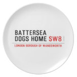 Battersea dogs home  Plates