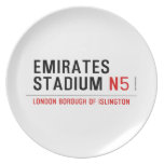 emirates stadium  Plates