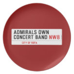 ADMIRALS OWN  CONCERT BAND  Plates