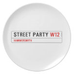 Street Party  Plates