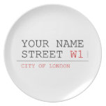 Your Name Street  Plates