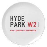 HYDE PARK  Plates