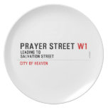 Prayer street  Plates