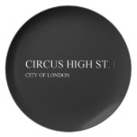 Circus High St.  Plates