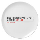 Bill posters paste pot  Avenue  Plates