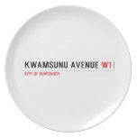 KwaMsunu Avenue  Plates