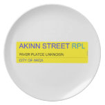 Akinn Street  Plates