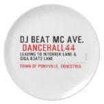 Dj Beat MC Ave.   Plates