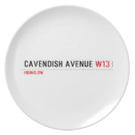 Cavendish avenue  Plates