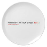 panna love patrick street   Plates