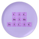 Zoe 
 Reyna
 Taylor  Plates