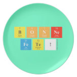 bonne
 fete!  Plates