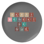Happy
 Birthday
  Sir 
 Aslam  Plates