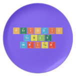 Periodic
 Table
 Writer  Plates