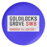 GOLDILOCKS GROVE  Plates