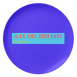 Alex and Josh  Plates