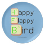 Happy
 Flappy
 Bird  Plates