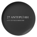 27 ANTEPLİ 001  Plates