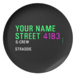 Your Name Street  Plates