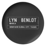 LYN   BENLOT  Plates