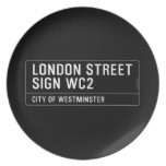 LONDON STREET SIGN  Plates