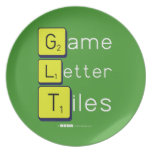 Game
 Letter
 Tiles  Plates